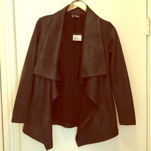 NWT The Kooples Sport Leather Effect Jacket